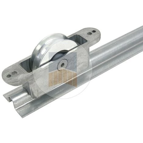 PORTAC Galet En Inox Gorge U Sur Chape Zamak Semi-encastrée Anti-pincement. | Acier - Brut - Brut 3 PORTAC Galet En Inox Gorge U Sur Chape Zamak Semi-encastrée Anti-pincement. | Acier - Brut - Brut