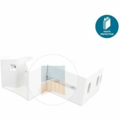 PORTAC Boîtier V De Réception En Applique Résistant Au Brouillard Salin Pour Portail Motorisé. | Brut - Brut