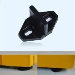 GUAZHUNIFR Guide Porte Galandage, Guide De Plancher Porte Coulissante Bas De Porte De Grange Coulissante Pour Porte D'armoire Porte En Bois Guazhuni 4 Pcs -Portail Soldes Boutique 46561035 3