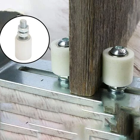 GUAZHUNIFR Poulie De Porte Coulissante,Roulettes Pivotantes,Roue Avec Roulements à Billes,Plaque De Guidage,Roue En Nylon Résistant à La Corrosion,Roue En Nylon Lourd,Rouleau De Porte De Grange Guazhuni 2Pcs 6 GUAZHUNIFR Poulie De Porte Coulissante,Roulettes Pivotantes,Roue Avec Roulements à Billes,Plaque De Guidage,Roue En Nylon Résistant à La Corrosion,Roue En Nylon Lourd,Rouleau De Porte De Grange Guazhuni 2Pcs – Image 4