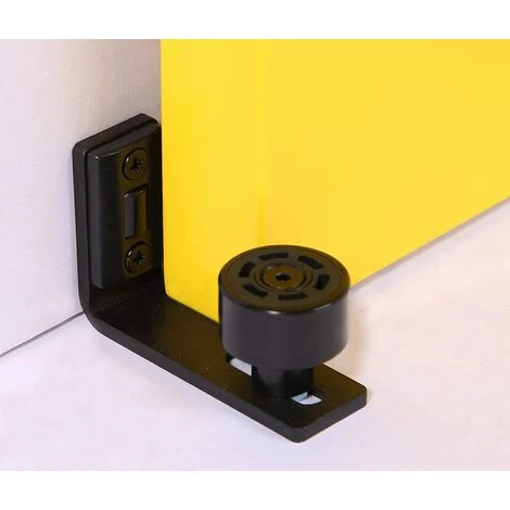 GUAZHUNIFR Guide Pour Portail Ajustable Guide De Plancher Mur / Porte Guide Inférieur Pour Porte En Bois Coulissante, Guazhuni Noir 6 GUAZHUNIFR Guide Pour Portail Ajustable Guide De Plancher Mur / Porte Guide Inférieur Pour Porte En Bois Coulissante, Guazhuni Noir – Image 4