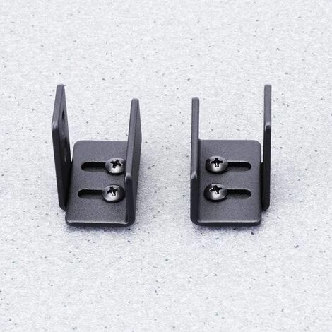 Coulissant Guide De Plancher De Porte De Grange Pour Le Matériel De Porte De Grange Coulissante Matériel Monté Au Sol Guide De Porte Noir,Starlight,2pcs 4 Coulissant Guide De Plancher De Porte De Grange Pour Le Matériel De Porte De Grange Coulissante Matériel Monté Au Sol Guide De Porte Noir,Starlight,2pcs – Image 2