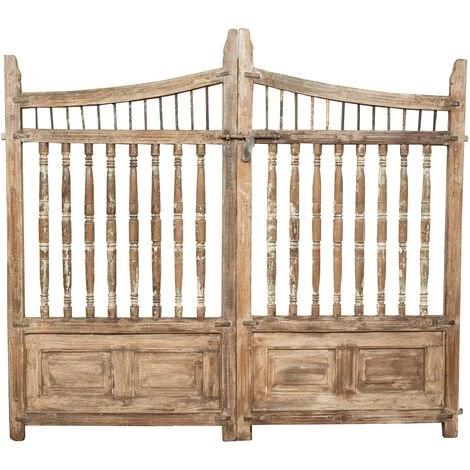 BISCOTTINI Porte En Bois Massif Et En Fer, Pour Une Utilisation Intérieure Et Extérieure 3 BISCOTTINI Porte En Bois Massif Et En Fer, Pour Une Utilisation Intérieure Et Extérieure