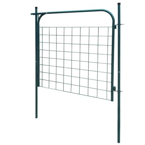 YOUTHUP Portail De Clôture De Jardin 100 X 100 Cm Vert - Vert 4 YOUTHUP Portail De Clôture De Jardin 100 X 100 Cm Vert - Vert – Image 2