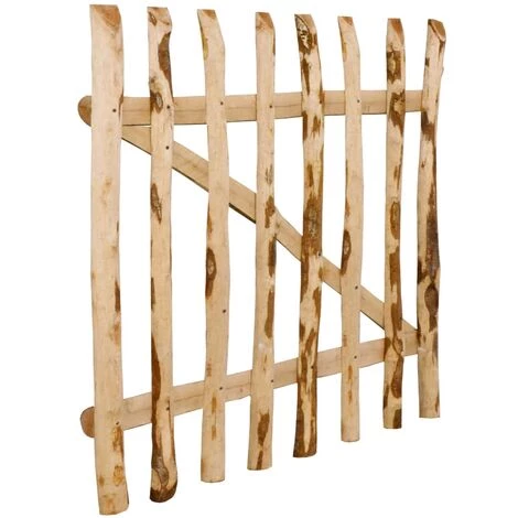 YOUTHUP Portillon Simple De Clôture Bois De Noisetier 100 X 90 Cm - Beige 5 YOUTHUP Portillon Simple De Clôture Bois De Noisetier 100 X 90 Cm - Beige – Image 3