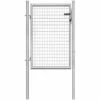YOUTHUP Porte De Jardin Acier Galvanisé 105x150 Cm Argenté - Argent -Portail Soldes Boutique 51855885 1