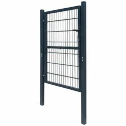 Topdeal Portillon 2D (simple) Gris Anthracite 106x190 Cm -Portail Soldes Boutique 52081669 3