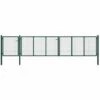 Topdeal Portail De Jardin Acier 500 X 75 Cm Vert -Portail Soldes Boutique 52093670 1
