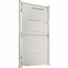 VidaXL Portail De Jardin 100x180 Cm Acier Inoxydable - Argent -Portail Soldes Boutique 54141606 1