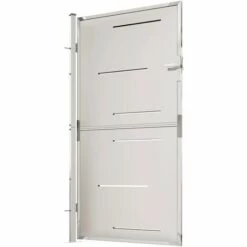 VidaXL Portail De Jardin 100x180 Cm Acier Inoxydable - Argent 10 VidaXL Portail De Jardin 100x180 Cm Acier Inoxydable - Argent -Portail Soldes Boutique 54141606 4