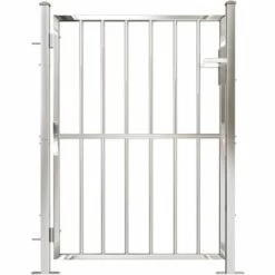 YOUTHUP Portail De Jardin 100x125 Cm Acier Inoxydable - Argent 9 YOUTHUP Portail De Jardin 100x125 Cm Acier Inoxydable - Argent -Portail Soldes Boutique 54514424 3