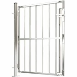 YOUTHUP Portail De Jardin 100x125 Cm Acier Inoxydable - Argent 10 YOUTHUP Portail De Jardin 100x125 Cm Acier Inoxydable - Argent -Portail Soldes Boutique 54514424 4