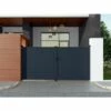 VENTE-UNIQUE.COM Portail Battant Aluminium Plein L355 X H181 Cm Anthracite NAZARIO - Gris Anthracite 1 VENTE-UNIQUE.COM Portail Battant Aluminium Plein L355 X H181 Cm Anthracite NAZARIO - Gris Anthracite -Portail Soldes Boutique 55881502 1