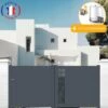 PACKIT Portail Aluminium Coulissant Découpe Laser En Kit + Motorisation Dimension L.3000 (entre Piliers) X H.1500 Mm Couleurs Gris (RAL 7016) 2 PACKIT Portail Aluminium Coulissant Découpe Laser En Kit + Motorisation Dimension L.3000 (entre Piliers) X H.1500 Mm Couleurs Gris (RAL 7016) -Portail Soldes Boutique 56267983 1