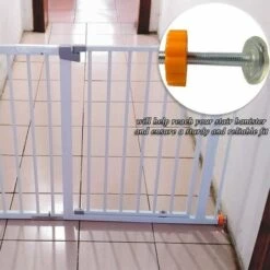 CHANCEY Lot De 4 Protections Murales De Portail Pour Escaliers, Cuisine, Portes D'animaux Domestiques,SEMAket,orange -Portail Soldes Boutique 56773367 4