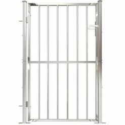 TRUE DEAL Portail De Jardin 100x150 Cm Acier Inoxydable 9 TRUE DEAL Portail De Jardin 100x150 Cm Acier Inoxydable -Portail Soldes Boutique 57828406 3