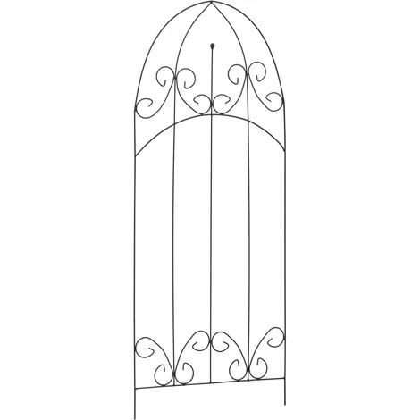 INLIFE Supports Pour Plantes Grimpantes 3 Pcs Noir 40x100 Cm Fer 5 INLIFE Supports Pour Plantes Grimpantes 3 Pcs Noir 40x100 Cm Fer – Image 3