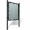 INLIFE Portail Simple De Clôture Noir 100x125 Cm 1 INLIFE Portail Simple De Clôture Noir 100x125 Cm -Portail Soldes Boutique 57884693 1