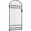 INLIFE Portail De Jardin Avec Dessus Arqué Acier 89x200 Cm Noir 1 INLIFE Portail De Jardin Avec Dessus Arqué Acier 89x200 Cm Noir -Portail Soldes Boutique 58276340 1
