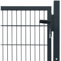 INLIFE Portillon Acier Anthracite 105x150 Cm -Portail Soldes Boutique 58276359 4