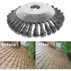 GRID COOL Lame De Tondeuse à Gazon 6 Pouces, Accessoire De Tondeuse à Gazon Universel Roue De Remplacement Pour Tondeuse à Gazon Nouée Lame De Tondeuse à Gazon De Jardin Brosse à Mauvaises Herbes -Portail Soldes Boutique 58349436 4