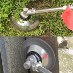 GRID COOL Lame De Tondeuse à Gazon 6 Pouces, Accessoire De Tondeuse à Gazon Universel Roue De Remplacement Pour Tondeuse à Gazon Nouée Lame De Tondeuse à Gazon De Jardin Brosse à Mauvaises Herbes -Portail Soldes Boutique 58349436 5