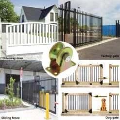 AOUGO Roues De Porte Coulissante 50 Mm, Roues En Acier Avec Rainure En U, Roue à Rainure En U Pour Voie De Marche Arrière, Machine Industrielle, Porte Roulante, Capacité De Charge 300 Kg Par Roue 10 AOUGO Roues De Porte Coulissante 50 Mm, Roues En Acier Avec Rainure En U, Roue à Rainure En U Pour Voie De Marche Arrière, Machine Industrielle, Porte Roulante, Capacité De Charge 300 Kg Par Roue -Portail Soldes Boutique 58573508 4