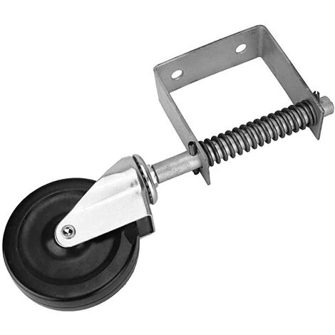 GUAZHUNIFR 4" Roue De Porte En Caoutchouc, Roulette Pivotante à Ressort, Roulette Charge Lourde,GU.B/bon 4 GUAZHUNIFR 4" Roue De Porte En Caoutchouc, Roulette Pivotante à Ressort, Roulette Charge Lourde,GU.B/bon – Image 2