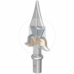 PORTAC Fer De Lance En Aluminium Diamètre 16. | Brut - Brut