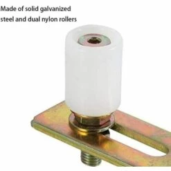 TINOR Guide De Glissière Guide De Poteau Post Rouleaux à Double Rouleau De Nylon Réglable L Support De Poteau Arrière Pour Portes Coulissantes（14.5*6cm） -Portail Soldes Boutique 59145732 4