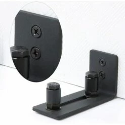 TINOR Guide De Roulement Pour Porte Coulissante - Avec 2 Roulettes - Pour Portes Coulissantes - Noir 10 TINOR Guide De Roulement Pour Porte Coulissante - Avec 2 Roulettes - Pour Portes Coulissantes - Noir -Portail Soldes Boutique 59146044 4