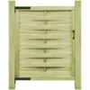 INLIFE Portillon Bois De Pin Imprégné 100 X 125 Cm Vert - Vert -Portail Soldes Boutique 59171925 1