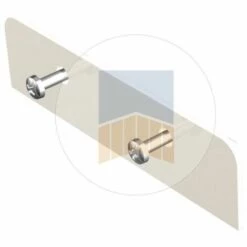 PORTAC Cache En Aluminium Pour Profil Poteau De Guidage | Blanc Ral 9010 - Blanc Ral 9010