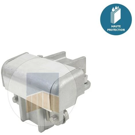 PORTAC Équerre De Jonction Résistante Au Brouillard Salin Pour Portail Coulissant. | Brut - Brut 3 PORTAC Équerre De Jonction Résistante Au Brouillard Salin Pour Portail Coulissant. | Brut - Brut