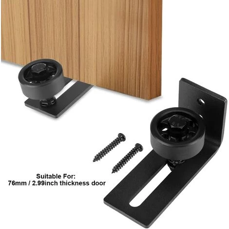 CATHERINE Guide De Plancher De Porte De Grange Support Mural Réglable Pour Guide De Rouleau En Acier Au Carbone à Montage Mural Pour Fond De Grange 5 CATHERINE Guide De Plancher De Porte De Grange Support Mural Réglable Pour Guide De Rouleau En Acier Au Carbone à Montage Mural Pour Fond De Grange – Image 3