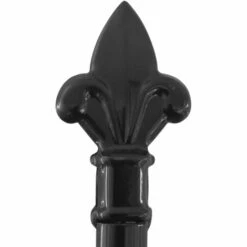 Topdeal Double Portail Avec Haut Sous Forme De Lance 400 X 225 Cm FF145741_FR -Portail Soldes Boutique 59653655 5