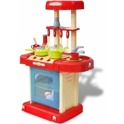 NOVA Cuisine Pour Les Enfants Avec Des Effets Légers Divers Sons Couleur : ROUGE 3 NOVA Cuisine Pour Les Enfants Avec Des Effets Légers Divers Sons Couleur : ROUGE