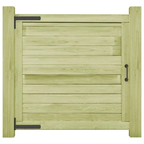 FIMEI Portail De Jardin Bois De Pin Imprégné 100 X 100 Cm 4 FIMEI Portail De Jardin Bois De Pin Imprégné 100 X 100 Cm – Image 2