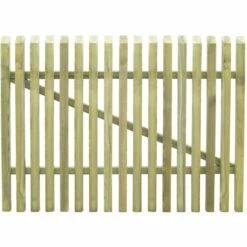 FIMEI Porte De Jardin En Piquets Bois De Pin Imprégné 100 X 75 Cm 9 FIMEI Porte De Jardin En Piquets Bois De Pin Imprégné 100 X 75 Cm -Portail Soldes Boutique 60973672 3