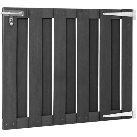 FIMEI Portillon WPC 100x80 Cm Gris 5 FIMEI Portillon WPC 100x80 Cm Gris – Image 3