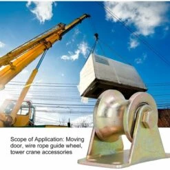 SLBRILLèRE Roue à Rainures, Roue Pour Portail Roulant Anticorrosion De Type U Pour Grue à Tour Accessoires Pour Divers équipements De Levage Pour Portes -Portail Soldes Boutique 61302778 4