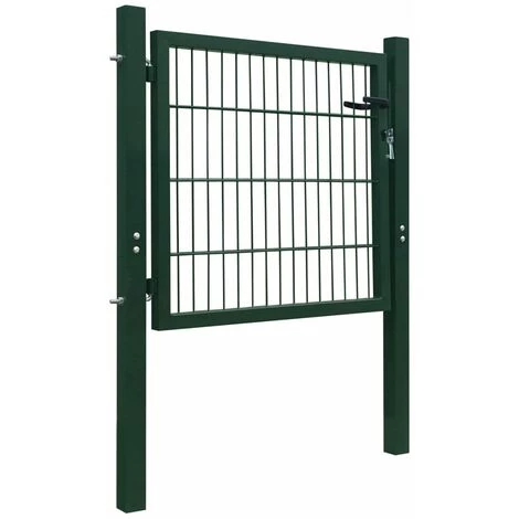 SUPERMARKET Portillon 2D De Jardin Vert 106x130 Cm 4 SUPERMARKET Portillon 2D De Jardin Vert 106x130 Cm – Image 2