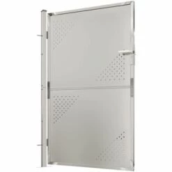 TRUE DEAL Portail De Jardin 100x150 Cm Acier Inoxydable -Portail Soldes Boutique 61724521 4