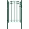 TRUE DEAL Portail De Clôture Avec Dessus Arqué Acier 100x150 Cm Vert 1 TRUE DEAL Portail De Clôture Avec Dessus Arqué Acier 100x150 Cm Vert -Portail Soldes Boutique 61824699 1