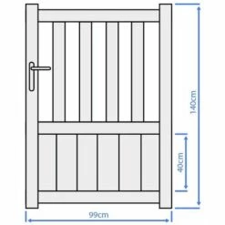 VENTE-UNIQUE.COM Portillon Battant Aluminium Ajouré L100 X H140 Cm Anthracite BARTOS - Gris Anthracite 10 VENTE-UNIQUE.COM Portillon Battant Aluminium Ajouré L100 X H140 Cm Anthracite BARTOS - Gris Anthracite -Portail Soldes Boutique 63152643 4