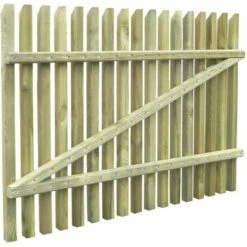 SUPERMARKET Porte De Jardin En Piquets Bois De Pin Imprégné 100 X 75 Cm 11 SUPERMARKET Porte De Jardin En Piquets Bois De Pin Imprégné 100 X 75 Cm -Portail Soldes Boutique 63654771 5