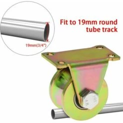 SINCèREETALI Roues De Porte Coulissante 50 Mm, Roues En Acier Avec Rainure En U, Roue à Rainure En U Pour Voie De Marche Arrière, Machine Industrielle, Porte Roulante, Capacité De Charge 300 Kg Par Roue 8 SINCèREETALI Roues De Porte Coulissante 50 Mm, Roues En Acier Avec Rainure En U, Roue à Rainure En U Pour Voie De Marche Arrière, Machine Industrielle, Porte Roulante, Capacité De Charge 300 Kg Par Roue -Portail Soldes Boutique 63821047 2