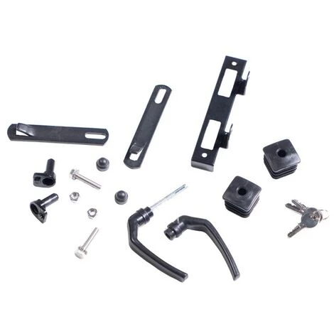 EASYCLOTURE Portillon Aluminium Gris Jais Passage 1m 5 EASYCLOTURE Portillon Aluminium Gris Jais Passage 1m – Image 3