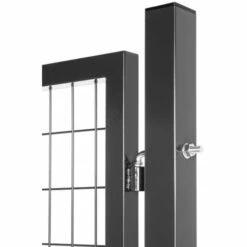 EASYCLOTURE Portillon Grillagé En Acier Galvanisé Maille 100 X 50 Passage 1m X 1m00 Gris Anthracite 9 EASYCLOTURE Portillon Grillagé En Acier Galvanisé Maille 100 X 50 Passage 1m X 1m00 Gris Anthracite -Portail Soldes Boutique 64562512 3