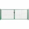 EASYCLOTURE Portail Grillagé Acier Galvanisé 1m00 X 4m Vert 1 EASYCLOTURE Portail Grillagé Acier Galvanisé 1m00 X 4m Vert -Portail Soldes Boutique 64562545 1